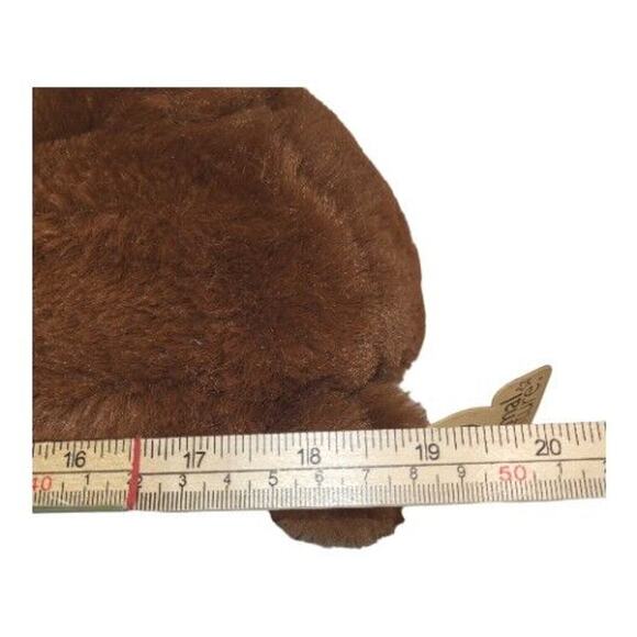 Animal Adventure Plush Brown Teddy Bear Red Bow Heart Stuffed Animal 2020 19" - Picture 14 of 14